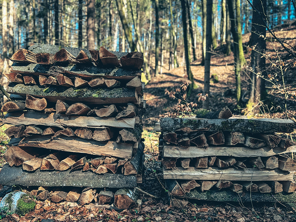 Stack of firewood