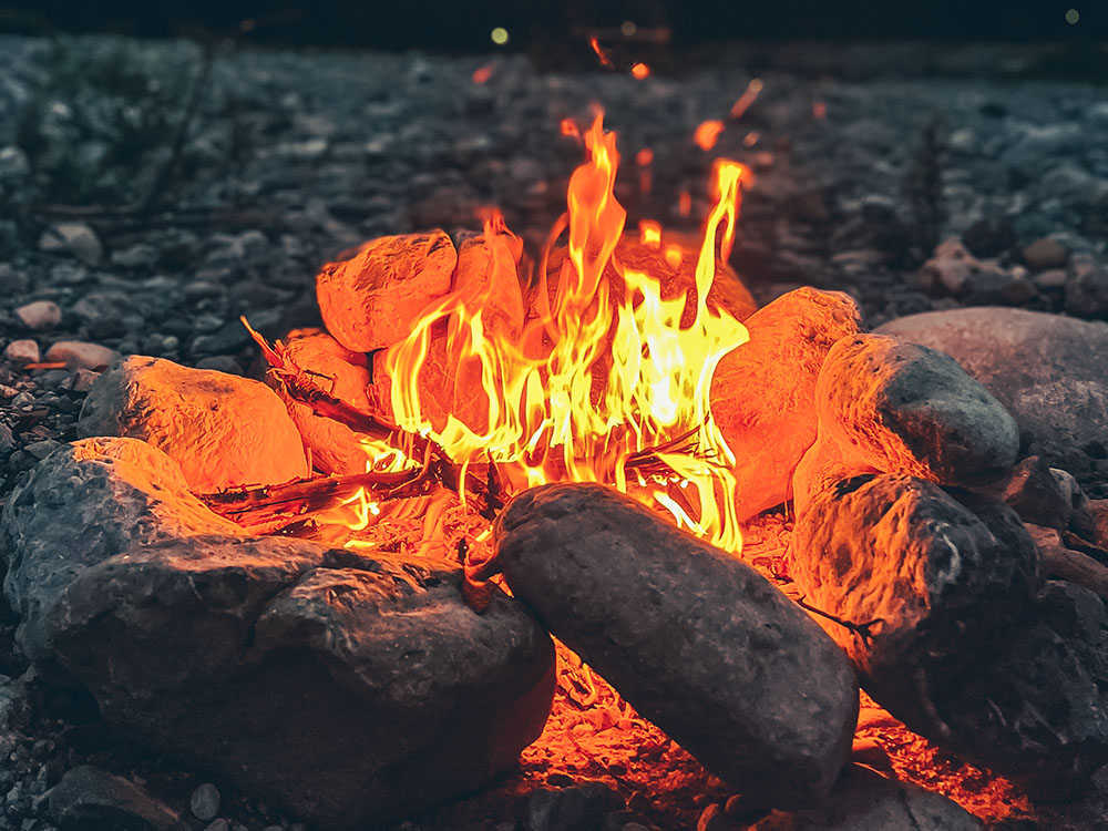 reasons to burn firewood: sustainable heat source