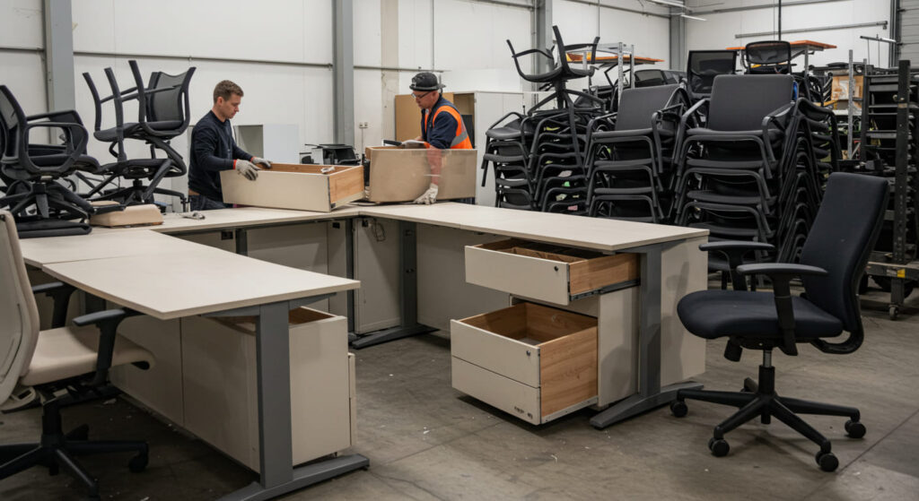Dispose of office furniture