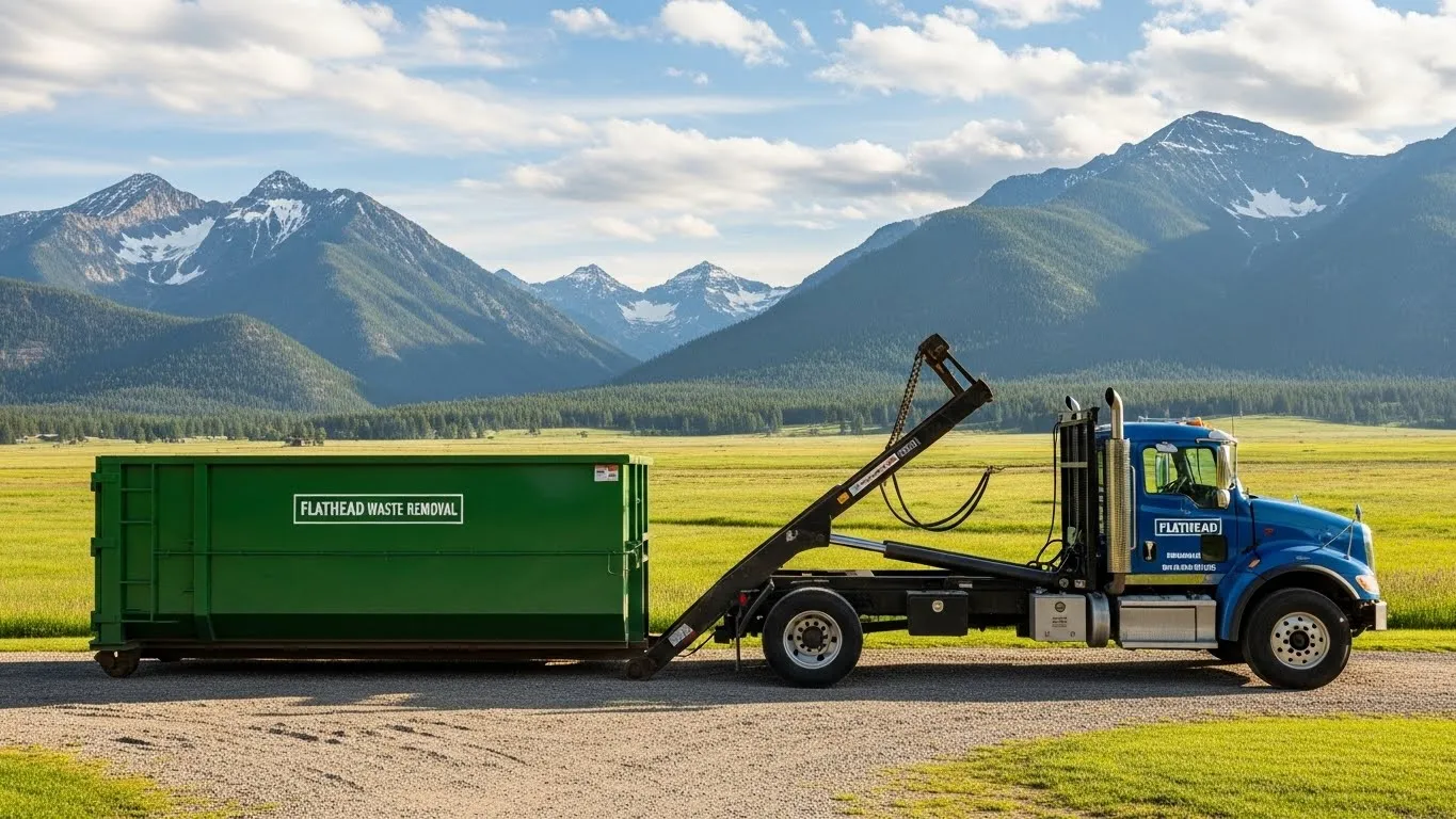 Dumpster Delivery in The Flathead Valley