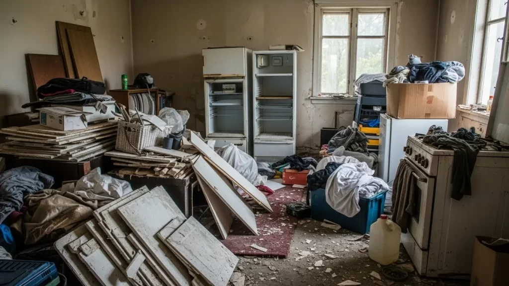 Junk Removal Before Renovation of Project