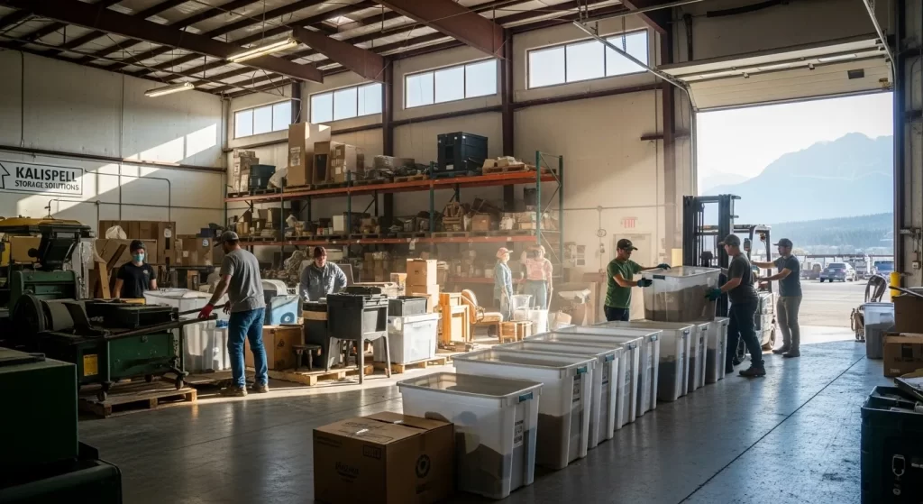 warehouse cleanout in kalispell