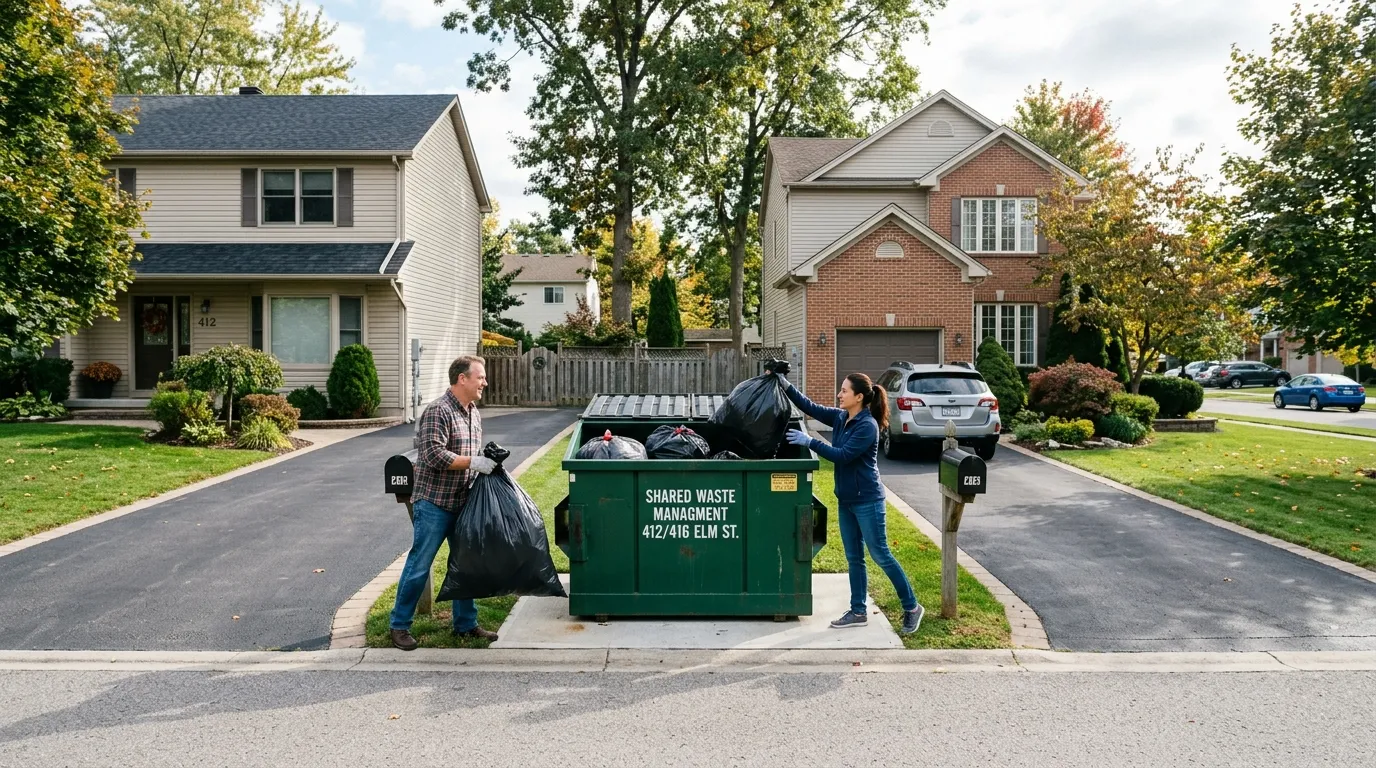 Can You Share A Dumpster With A Neighbor?