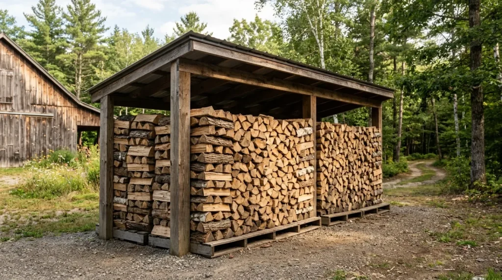 Stack firewood