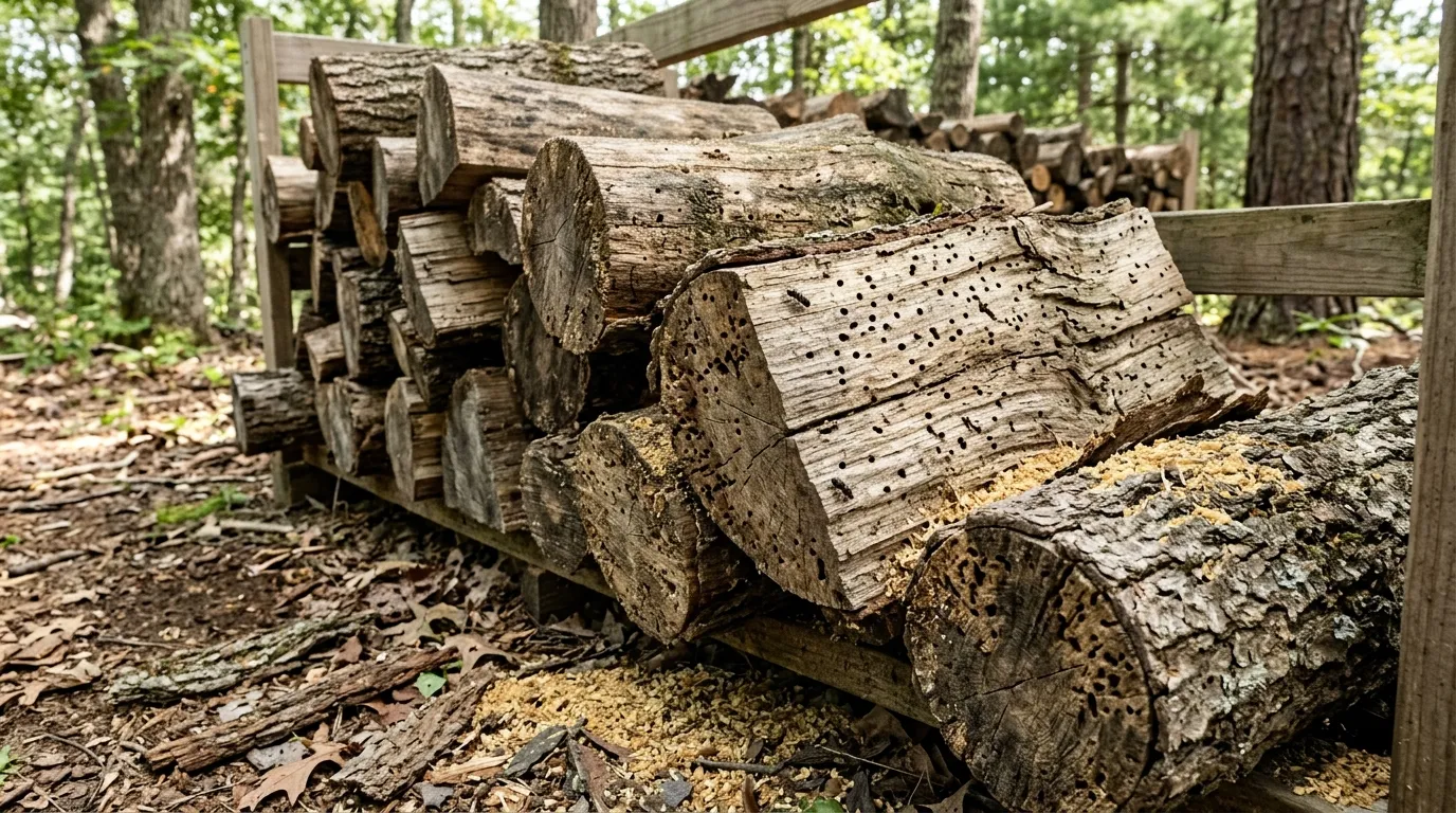 Bugs in firewood