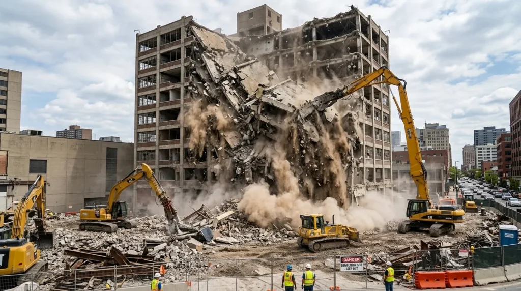 Demolition of building