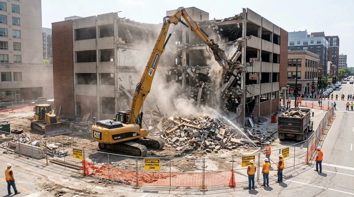 Demolition of building