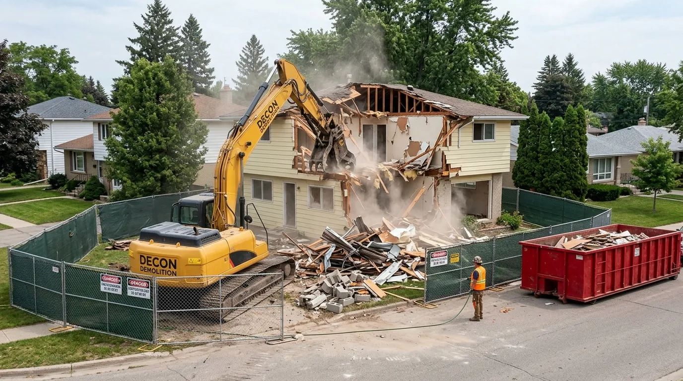 Demolition of building